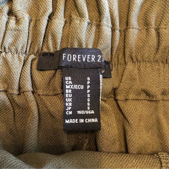 Forever 21 Olive Wide Leg Pants - Picture 8 of 11